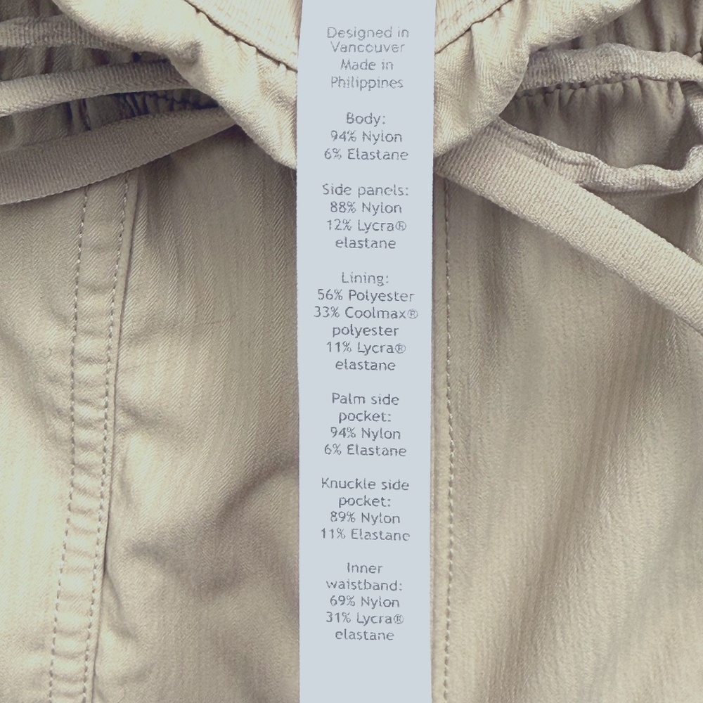 Lululemon Beyond the Studio 7/8 Jogger Trench Beige Size 6 - Picture 7 of 11